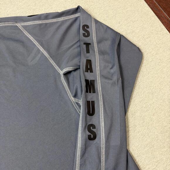 Alo Men’s Long Sleeve Shirt Lightweight Yoga Large Coolfit Grey Blue - Picture 5 of 7